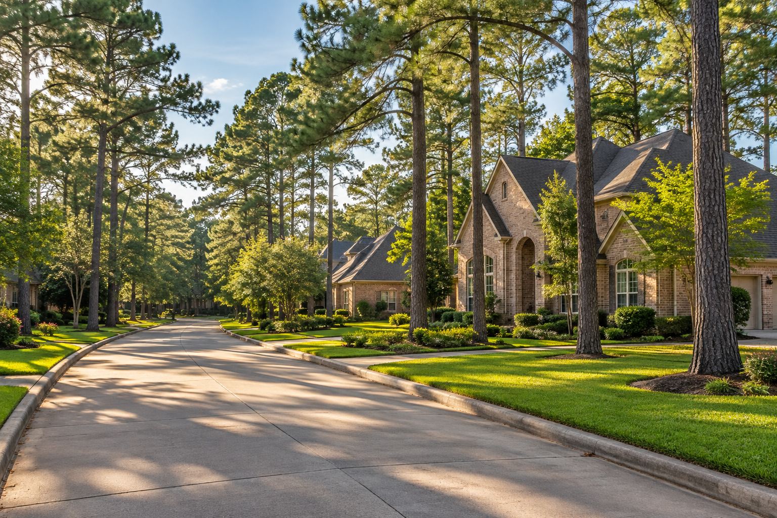 A The Woodlands area home, illustrative